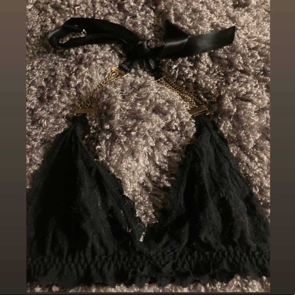 Black lingerie top